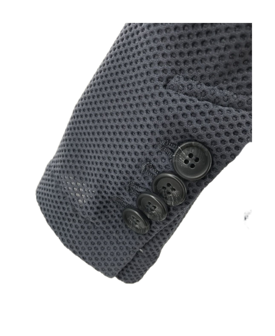 Giorgio Armani Logo Suit Jacket In Black