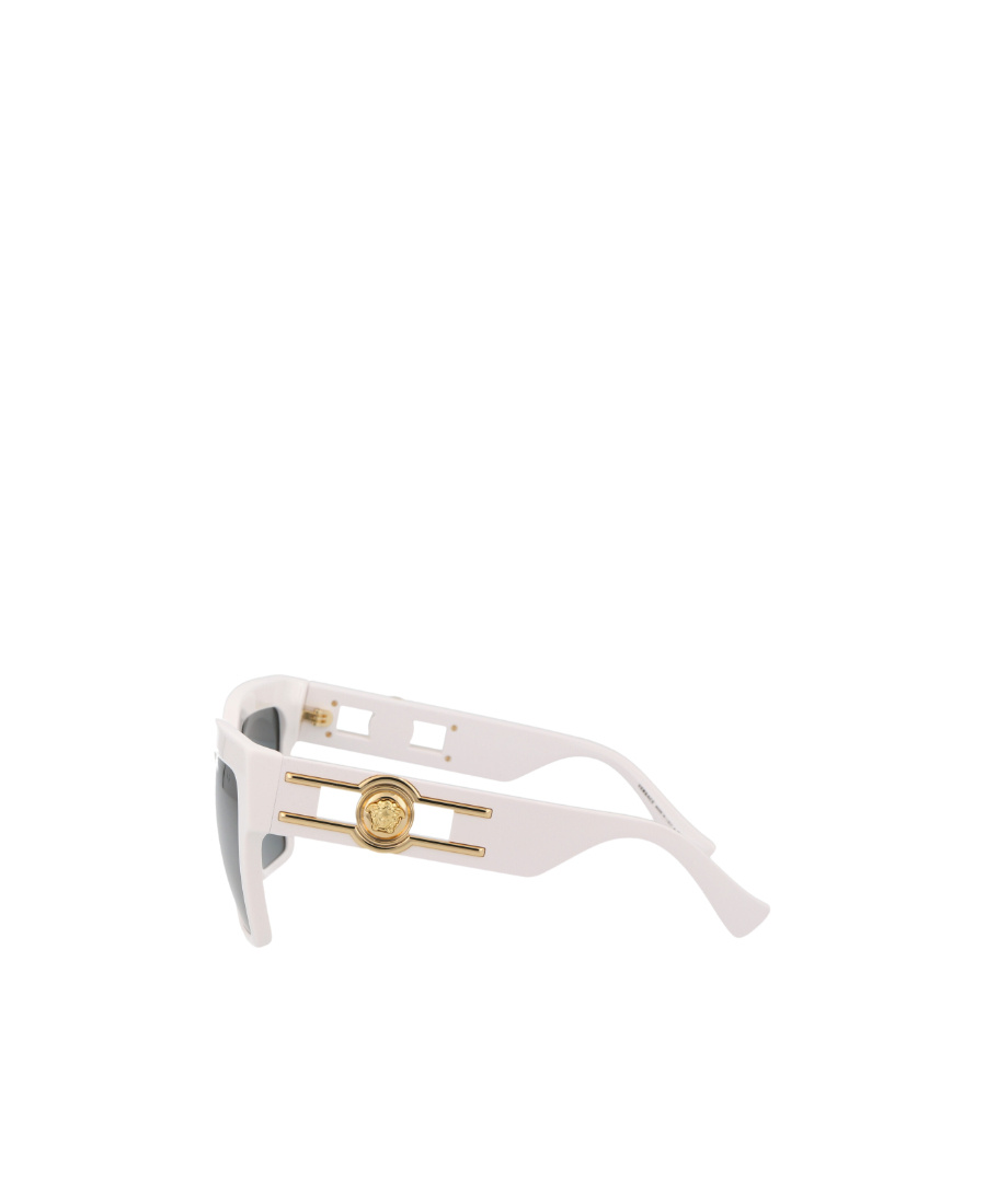 Versace Logo-embossed Square-frame Sunglasses