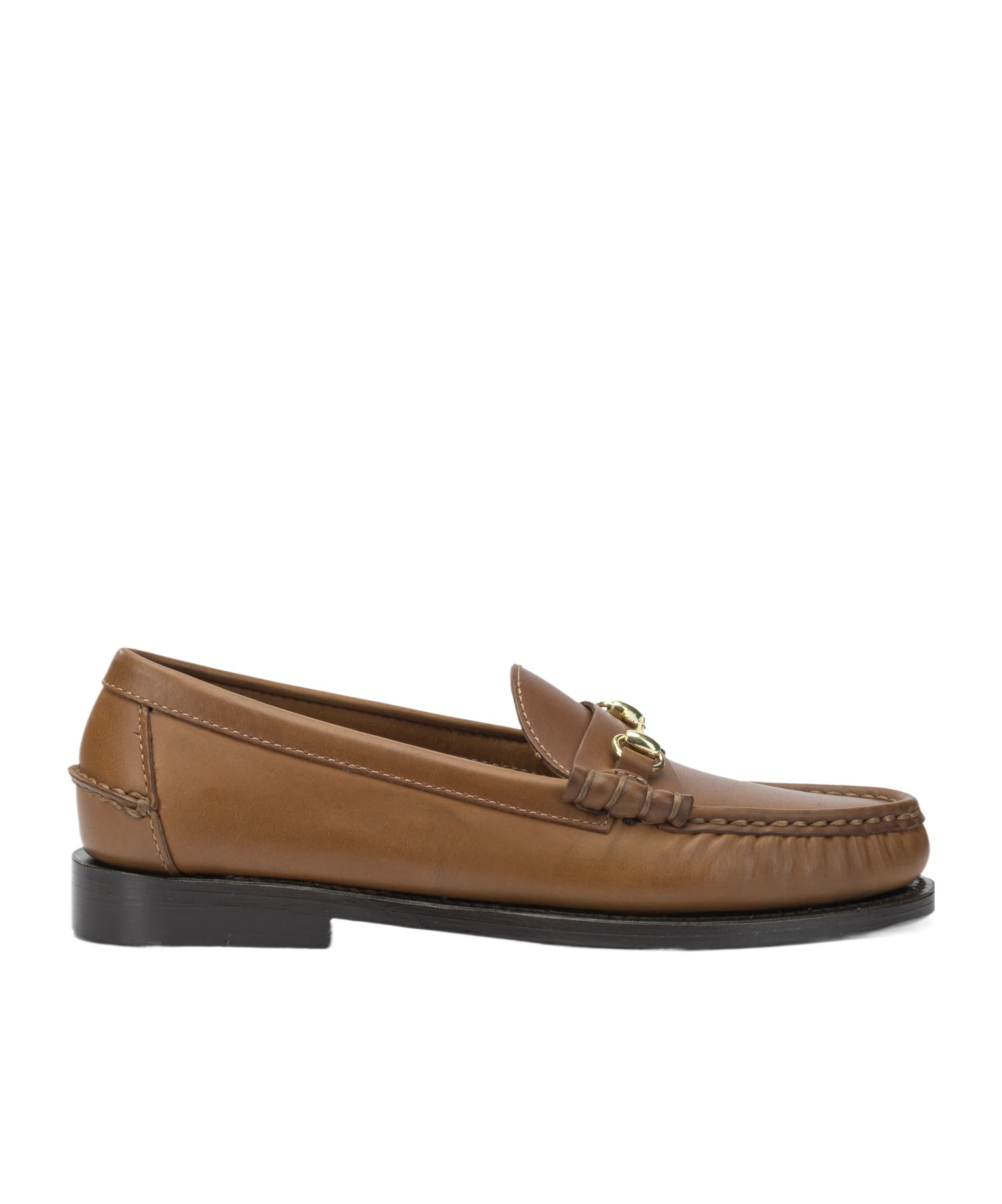 Sebago Horsebit Leather Loafers In Brown