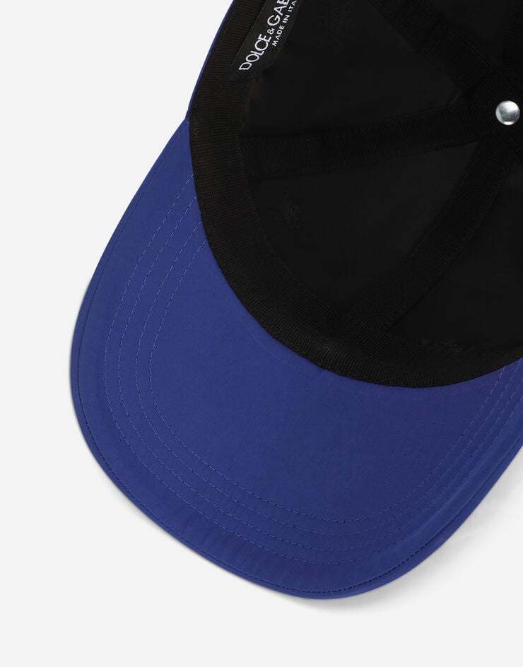 Dolce & Gabbana Logo-plaque Baseball Cap In Blue