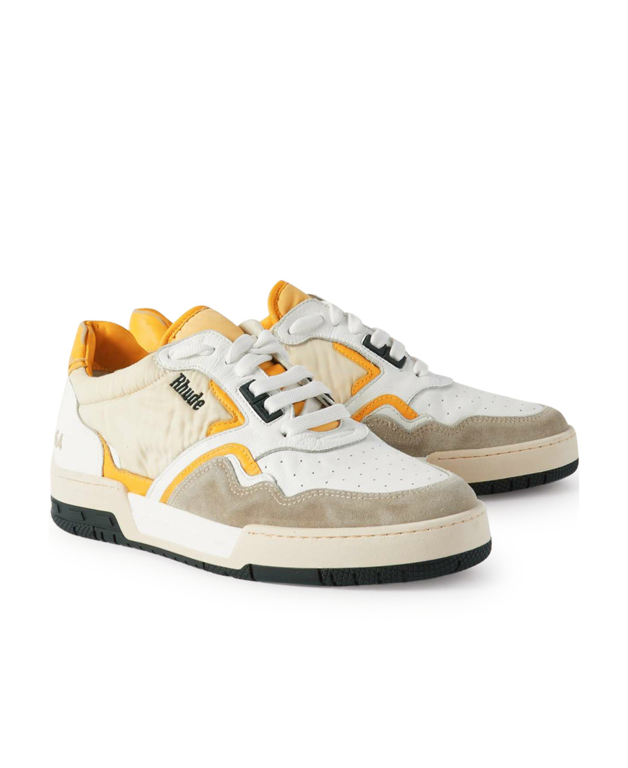 RHUDE RACING LOW-TOP SNEAKERS