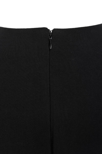 Shop Armani Jeans Sleeveless Striped Dress In Black