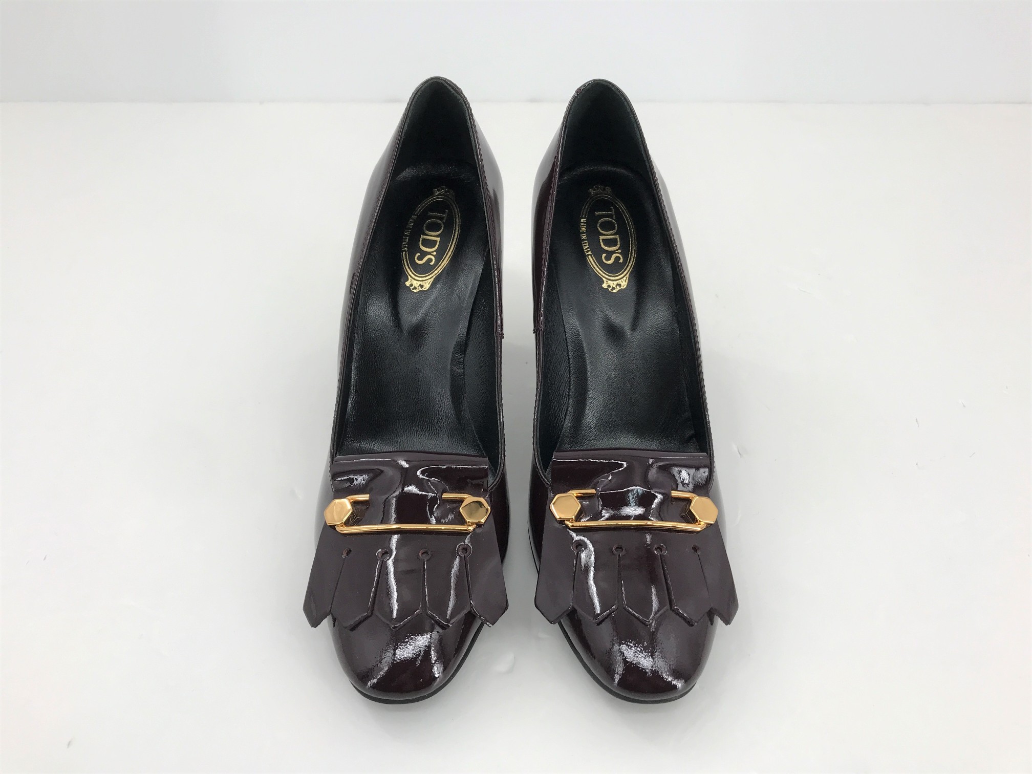 Tod's Logo Details High Heels In Black