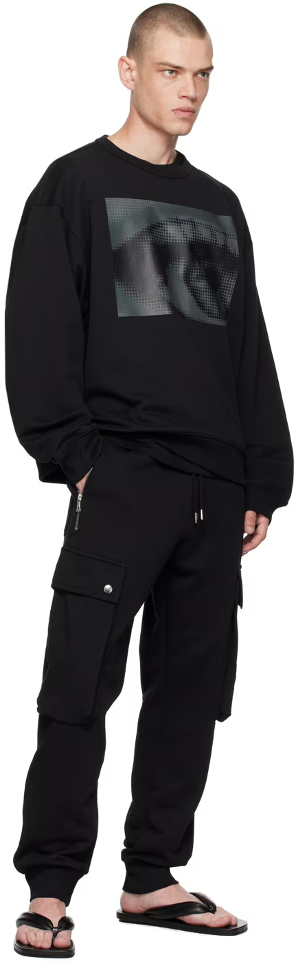 Dries Van Noten Men Sweatshirt With Print In Black