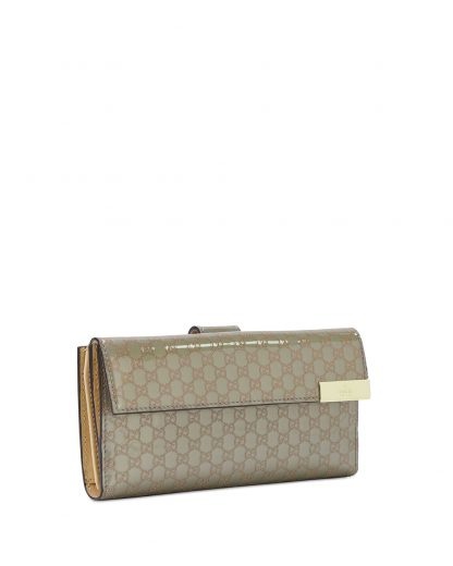 Gucci Double-folded Wallet In Nude