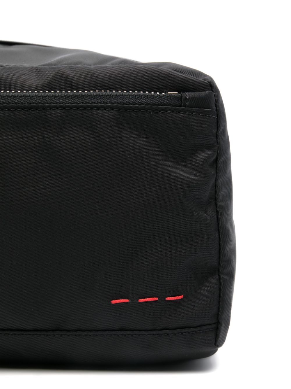 Kiton Rectangular Travel Case Front Pocket In Black