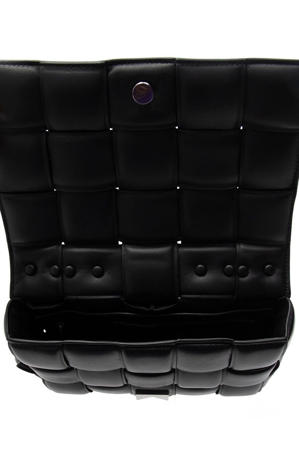 Bottega Veneta Chain Cassette Shoulder Bag In Black