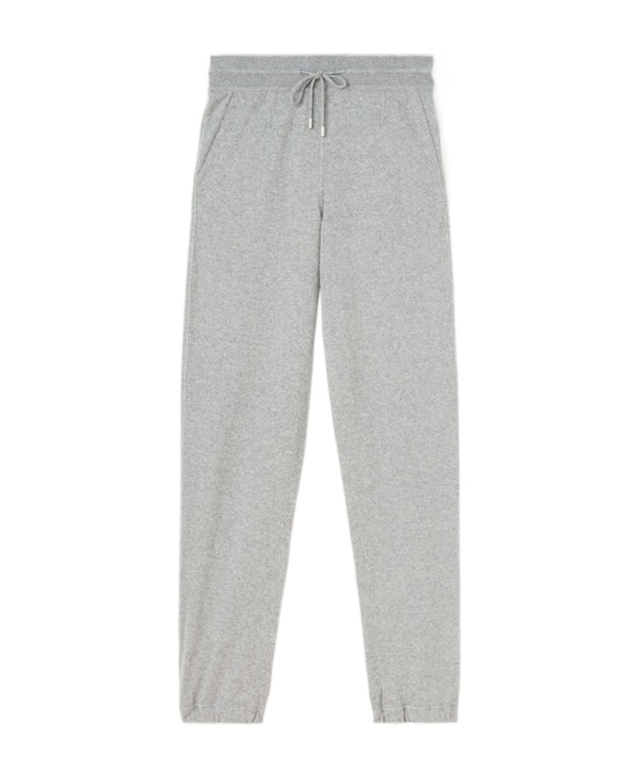 Loro Piana Elastic Lace Sweatpants In Gray