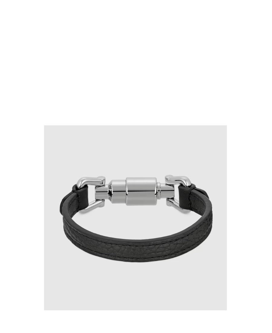 Gucci Piston-closure Bracelet In Black