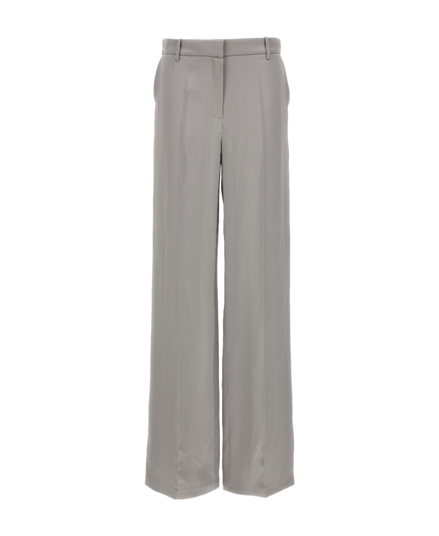 Magda Butrym Straight Casual Pants In Gray