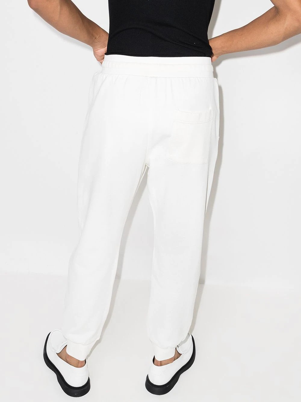 Casablanca Logo-embroidered Drawstring Track Pants In White