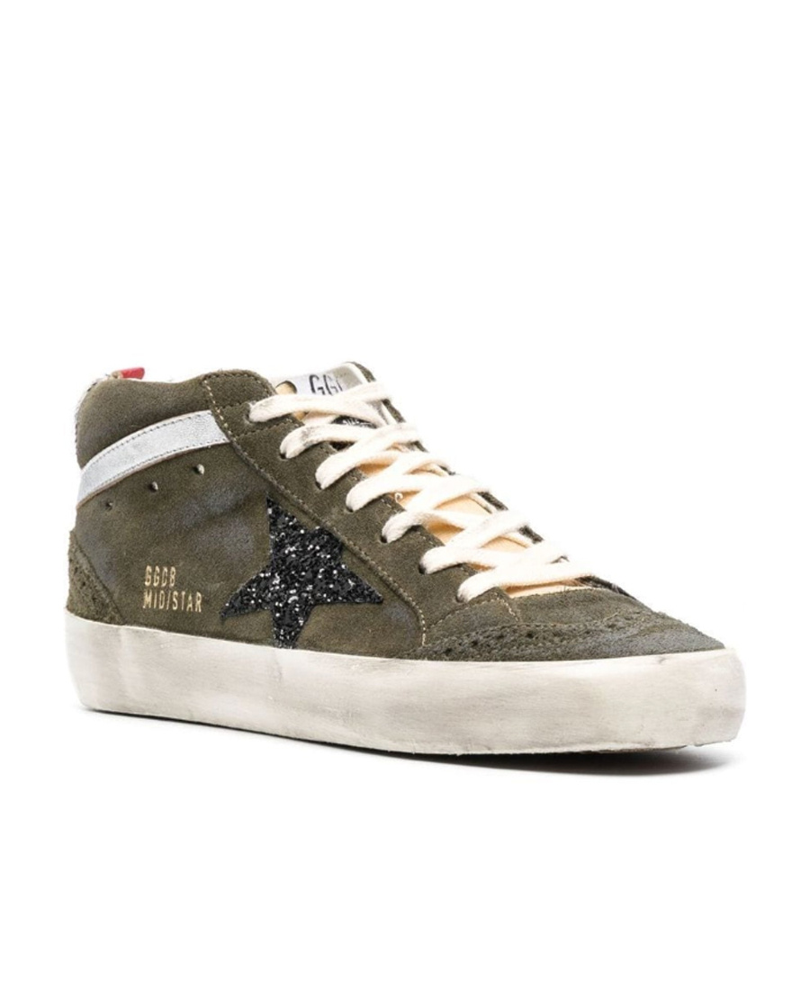 Golden Goose Deluxe Brand Midstar Lace-up Sneakers In Green