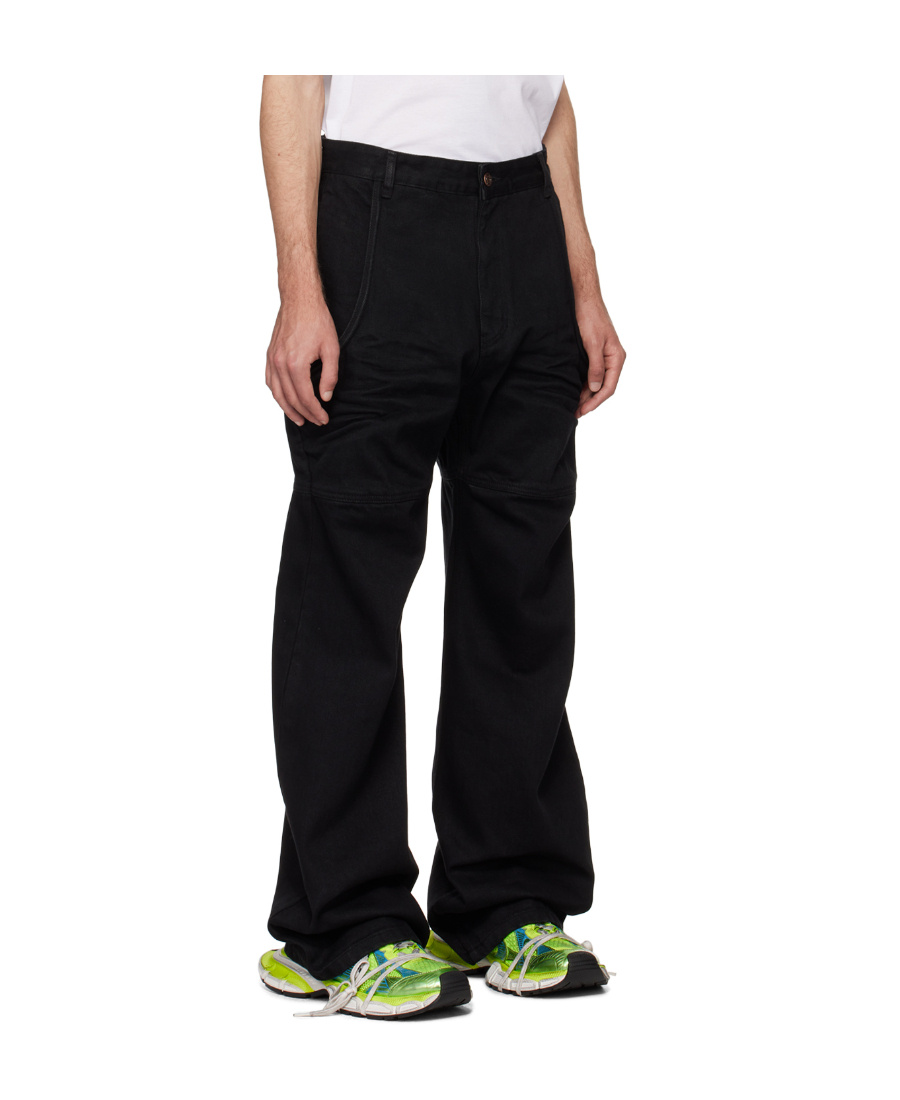 We11 Done Wire Five-pocket Jeans In Black