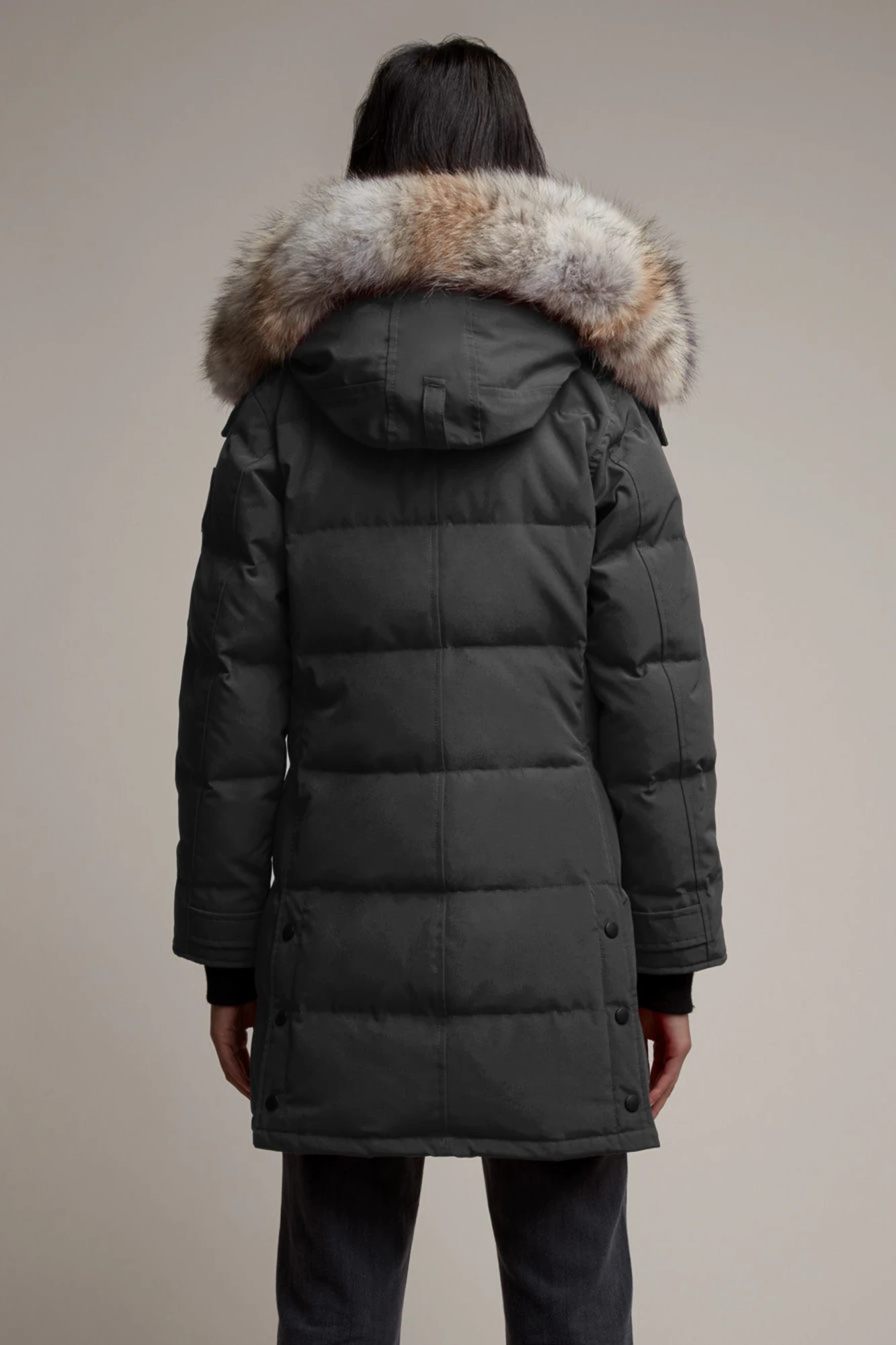 Shop Canada Goose Shelburne Hooded Down Jacket In Black
