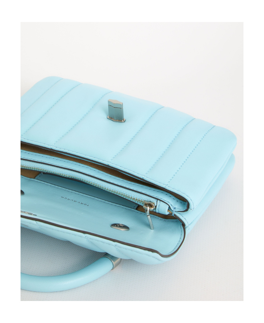 Tory Burch Mini Kira Shoulder Bag In Blue