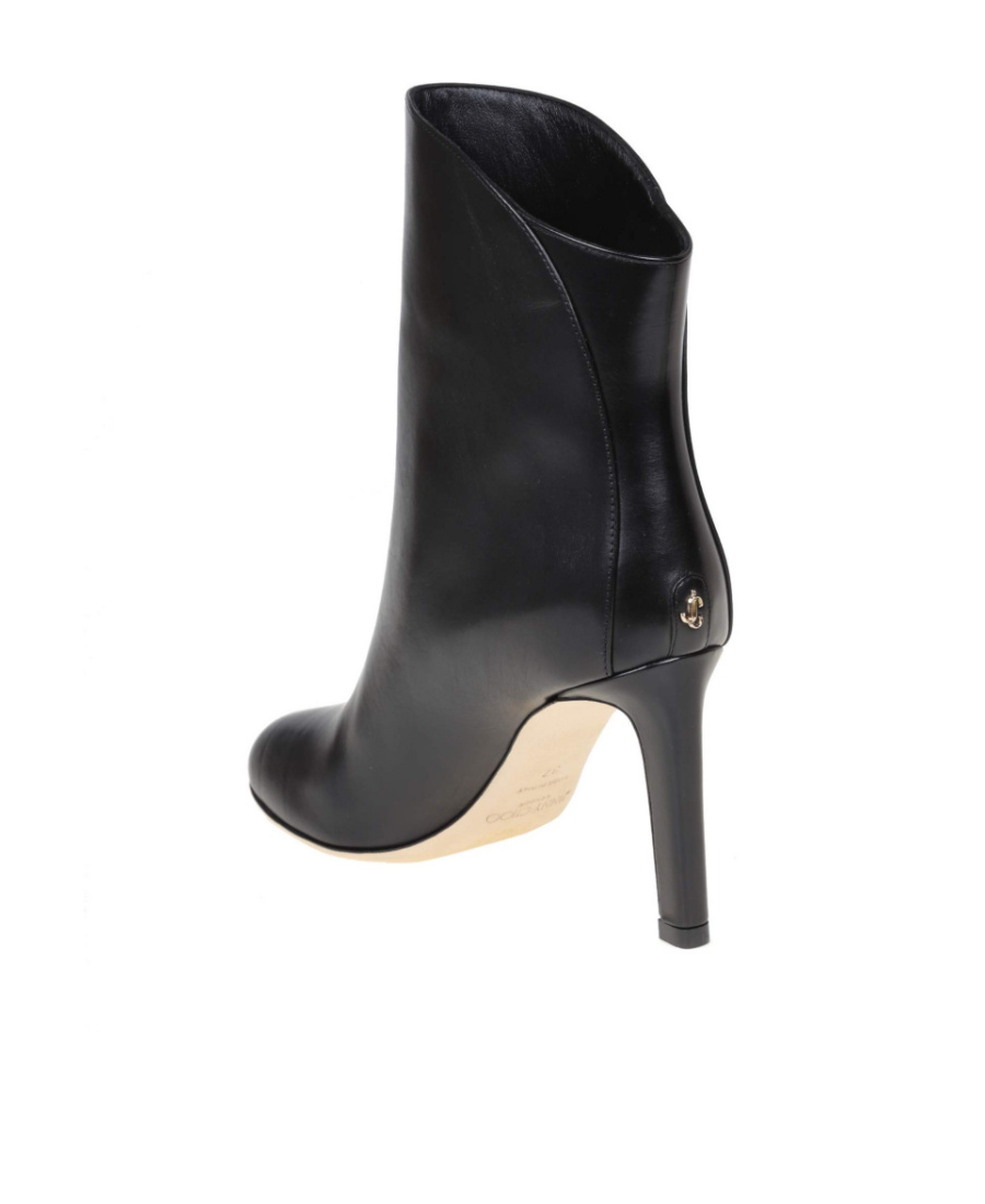 Jimmy Choo Karter Heeled Ankle Boots In Black