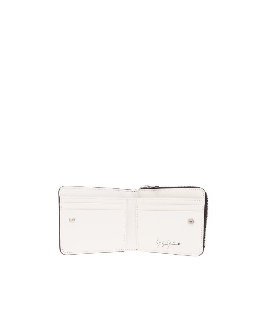 Y-3 Logo-print Bi-fold Wallet In Black