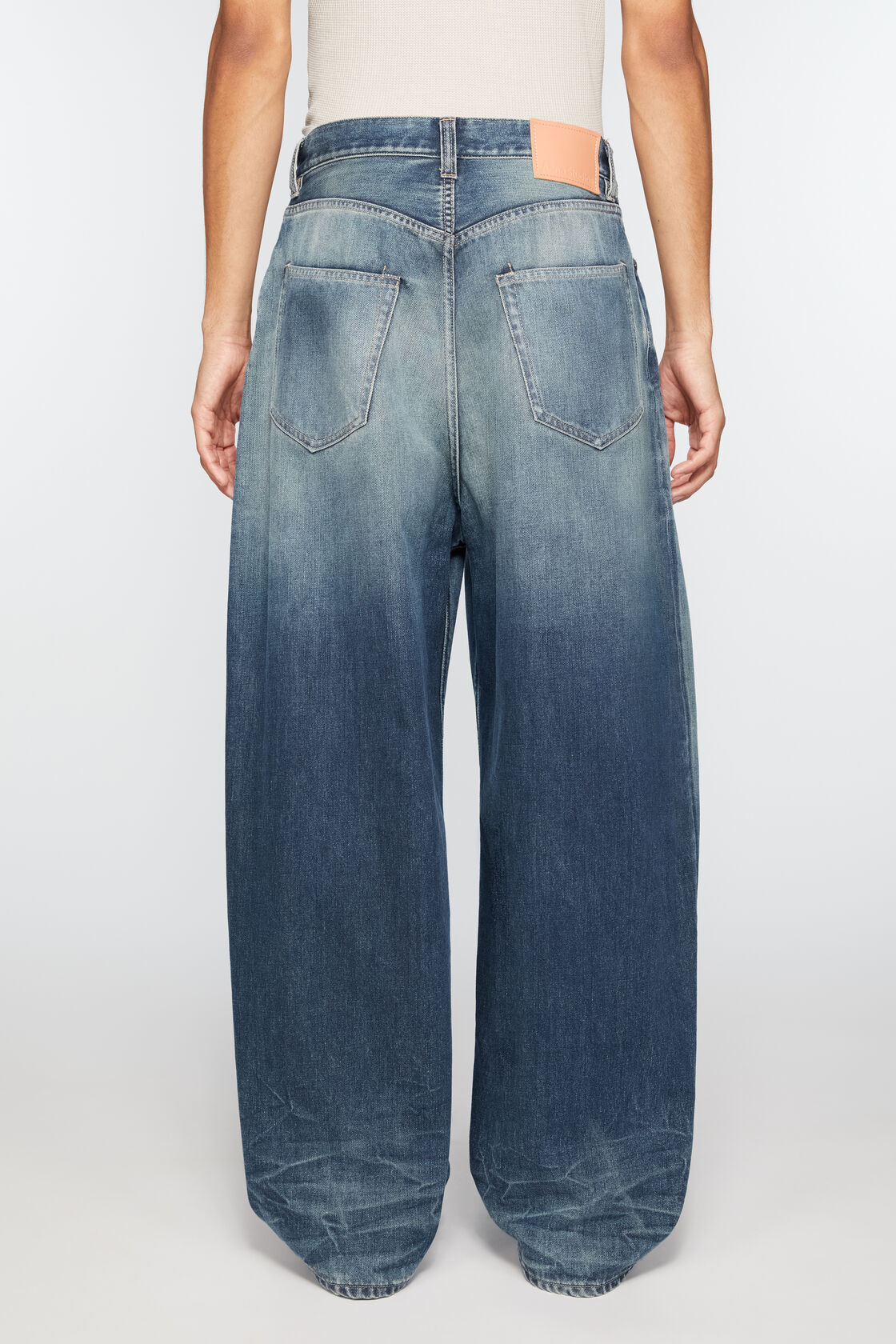 Acne Studios Multi-pocket Jeans In Blue