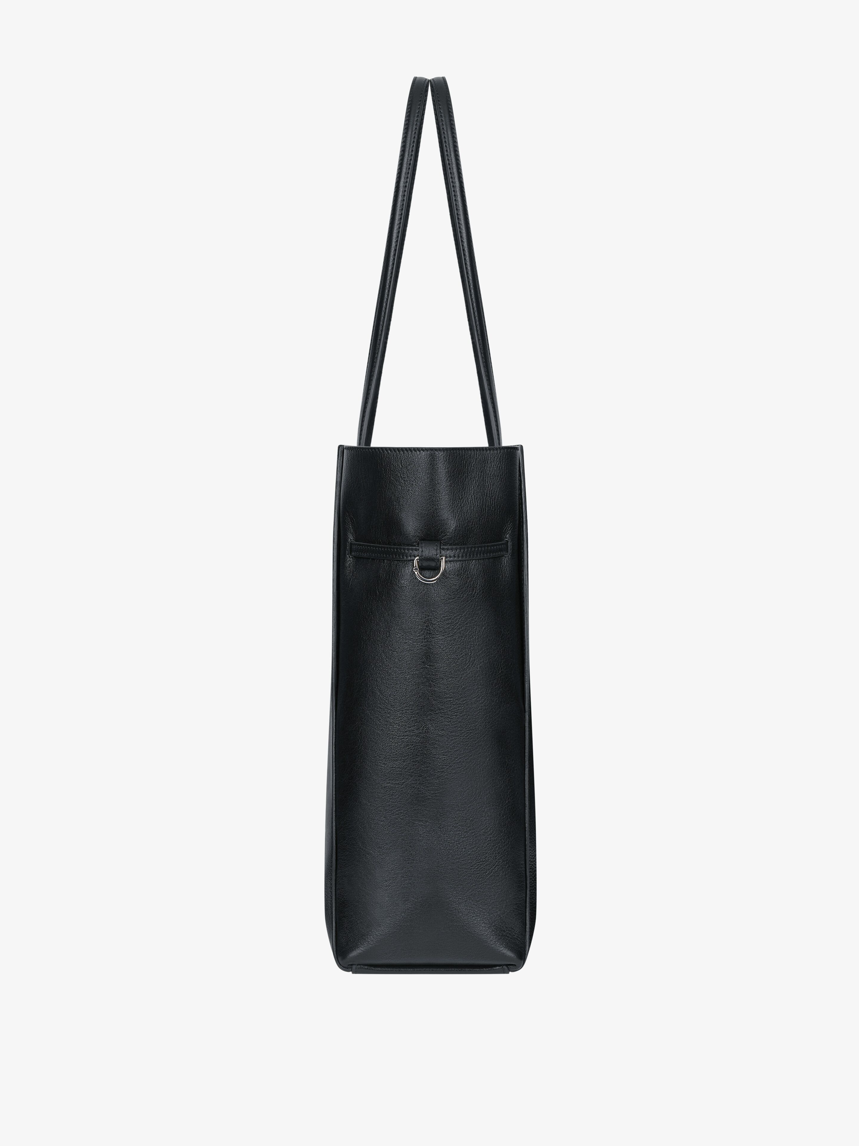 Givenchy Medium Voyou Leather Tote Bag In Black