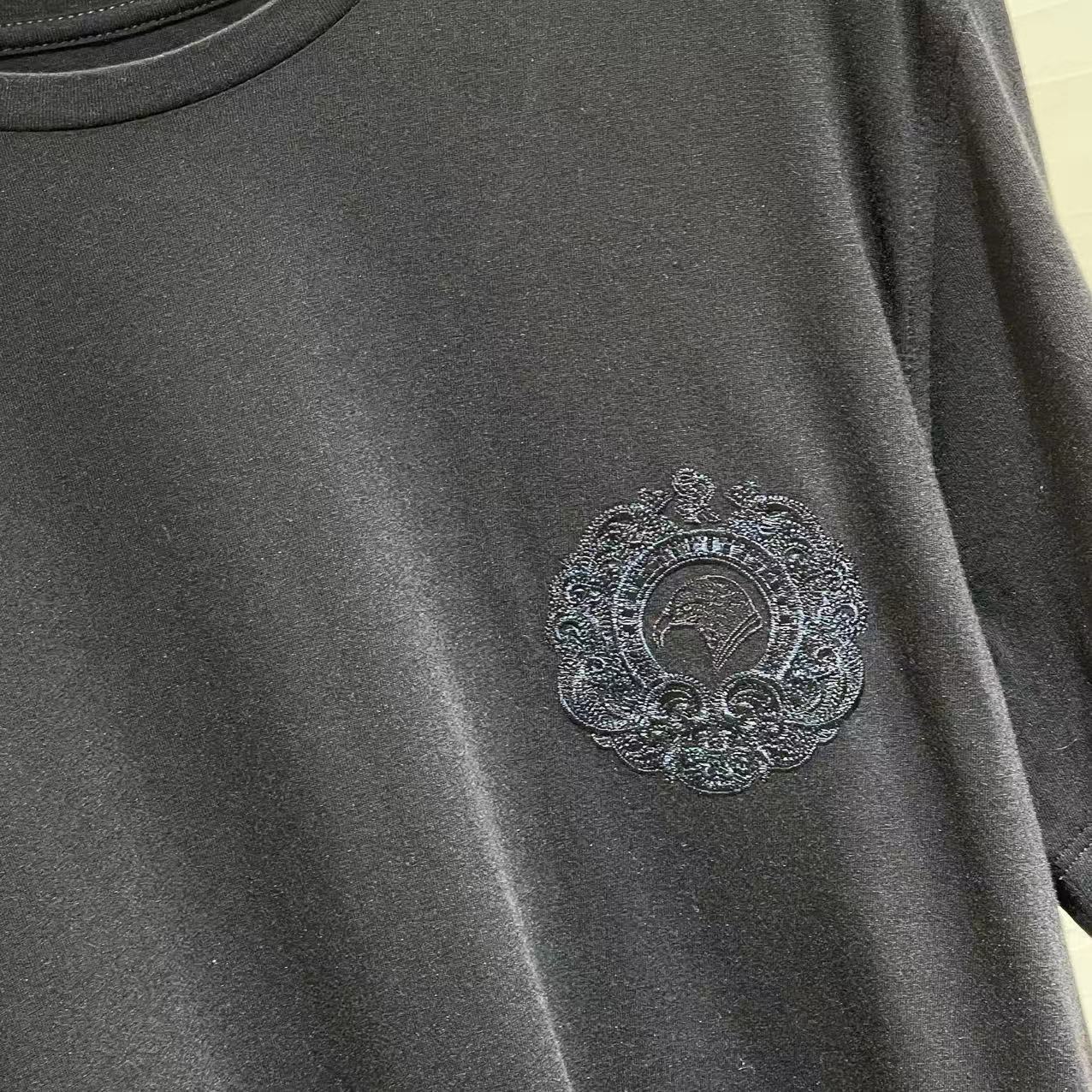 Stefano Ricci Crew Neck T-shirt In Blue