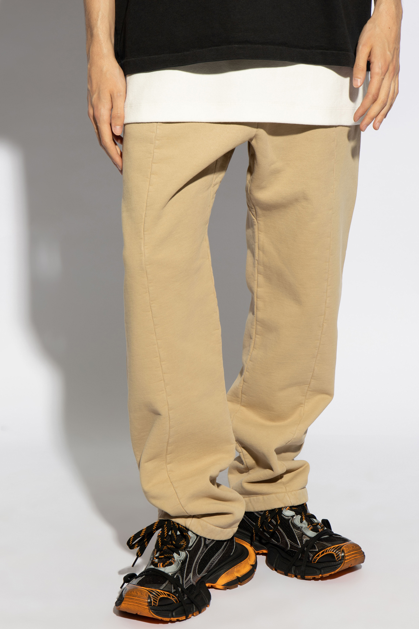 Fear Of God Drawstring Joggers In Brown