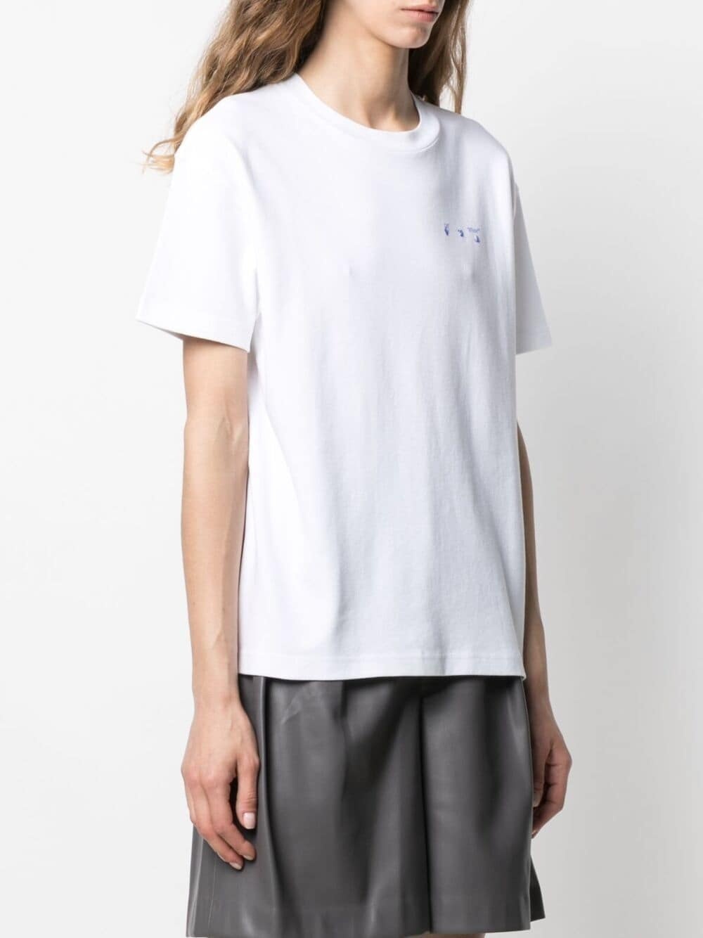 Off-white Floral Arrows T-shirt In White