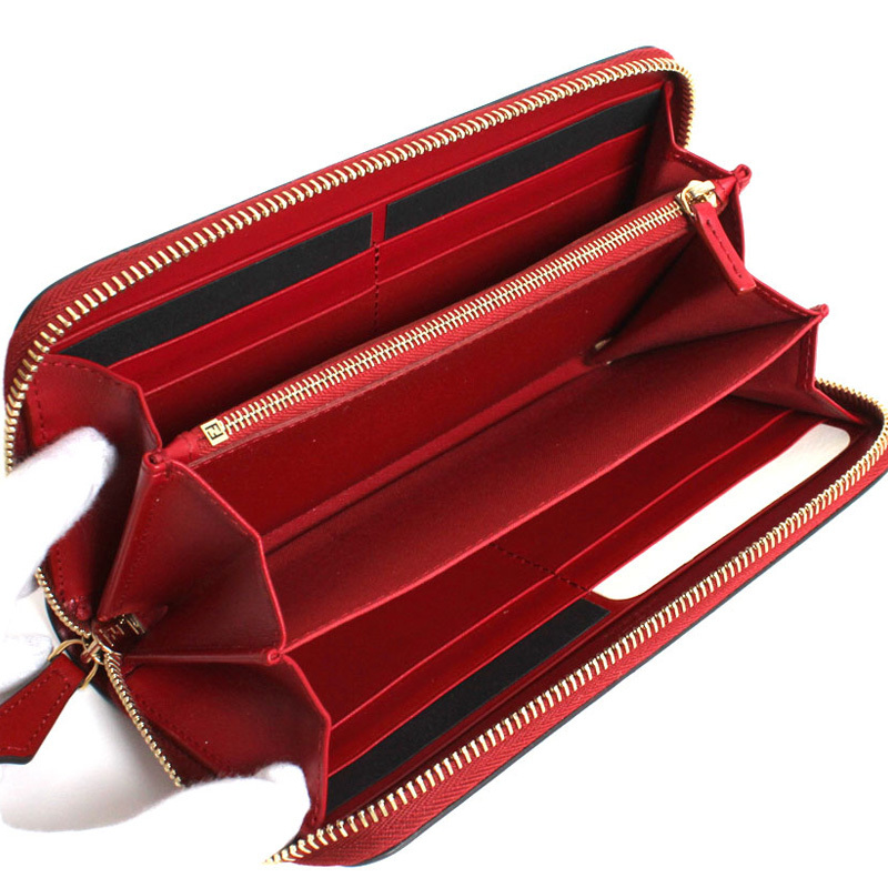Fendi Classic Devil Eye Wallet In Red