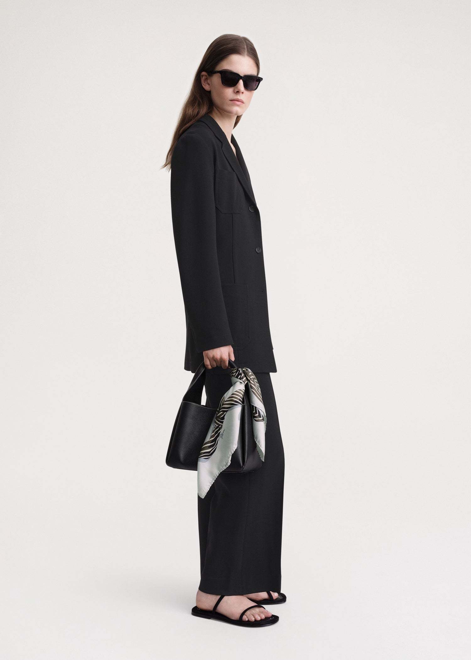 Totême Single-breasted Blazer In Black