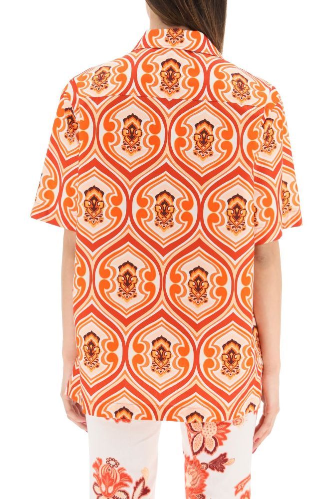 Etro Shirts In Orange