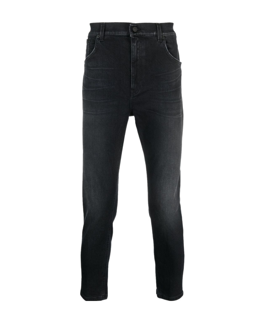 Dondup Jeans In Denim Mod. Gaubert In Black