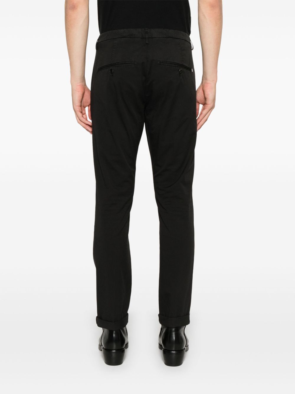 Dondup Trousers Featuring Belt Loops And Pockets In Black