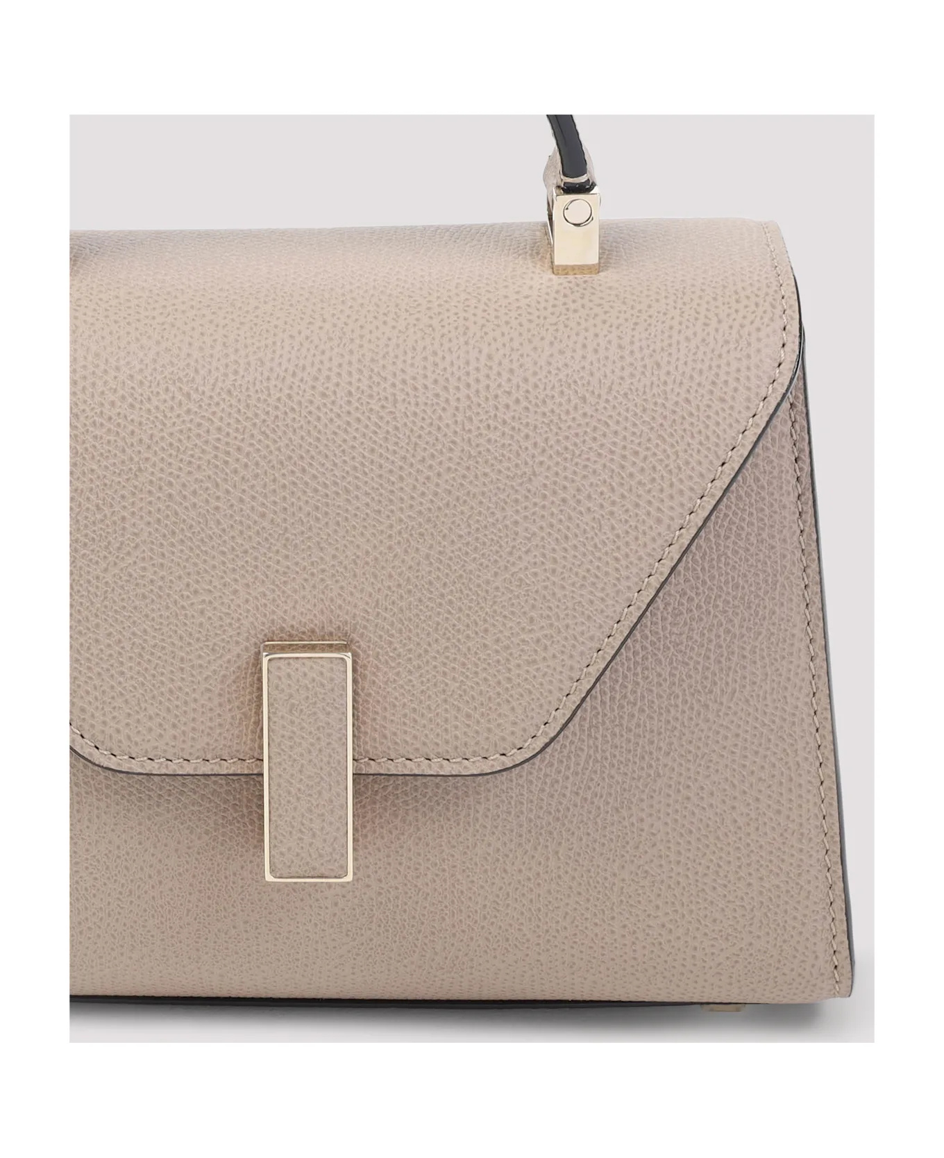 Valextra Iside Crossbody Micro Bag In Gray