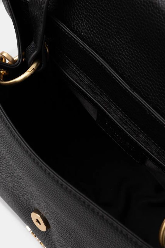 Shop Twinset Flip Medium Shoulder Bag In Black