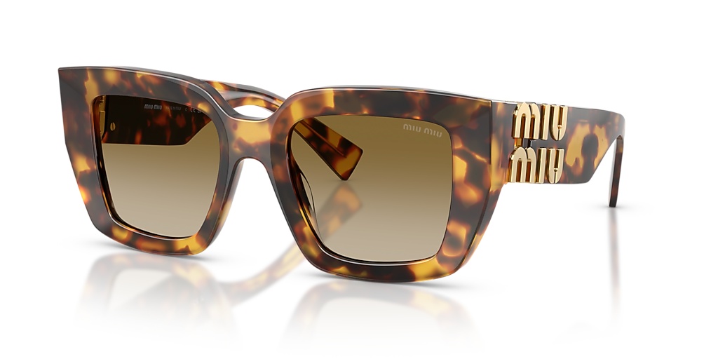Miu Miu Full Frame Sunglasses In Brown