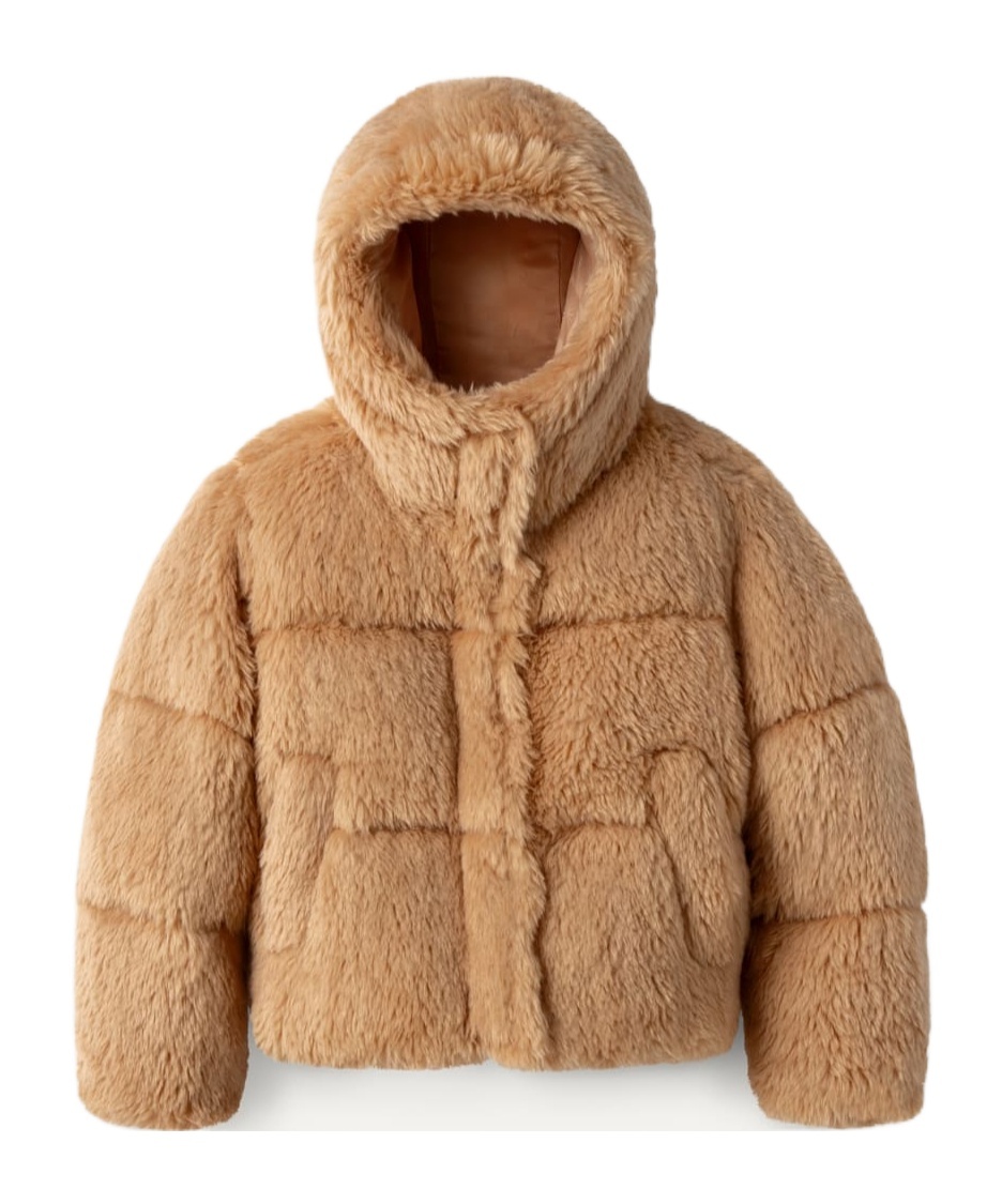 Ugg Hooded Cotton Suit In Brown