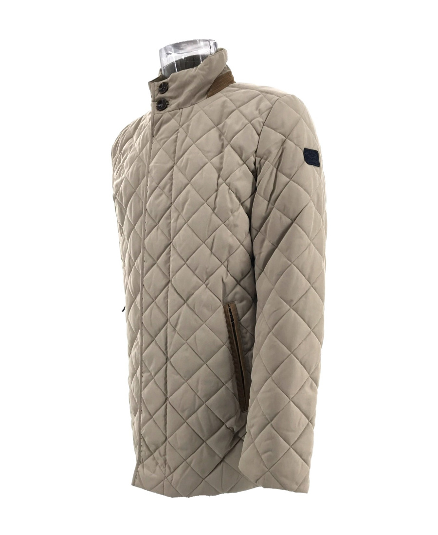 Paul & Shark Quilted Cotton Suit In Nude