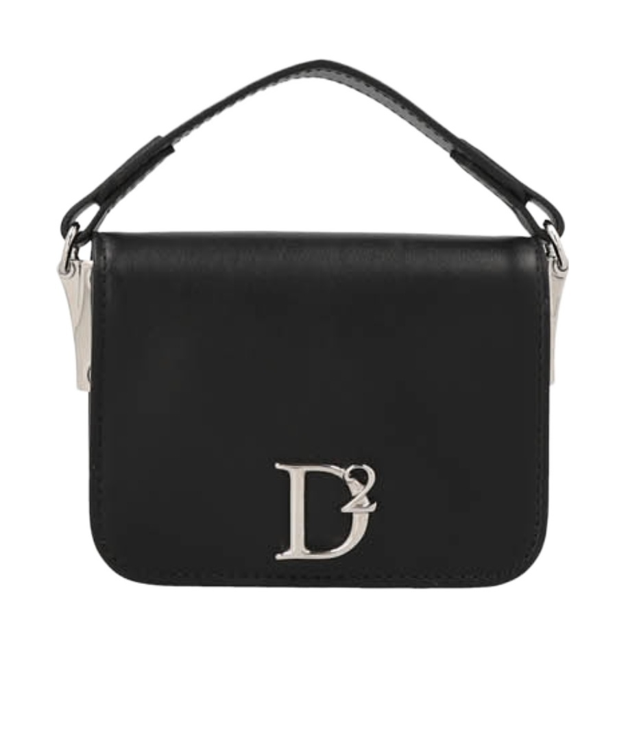 Dsquared2 Logo-plaque Mini Bag In Black