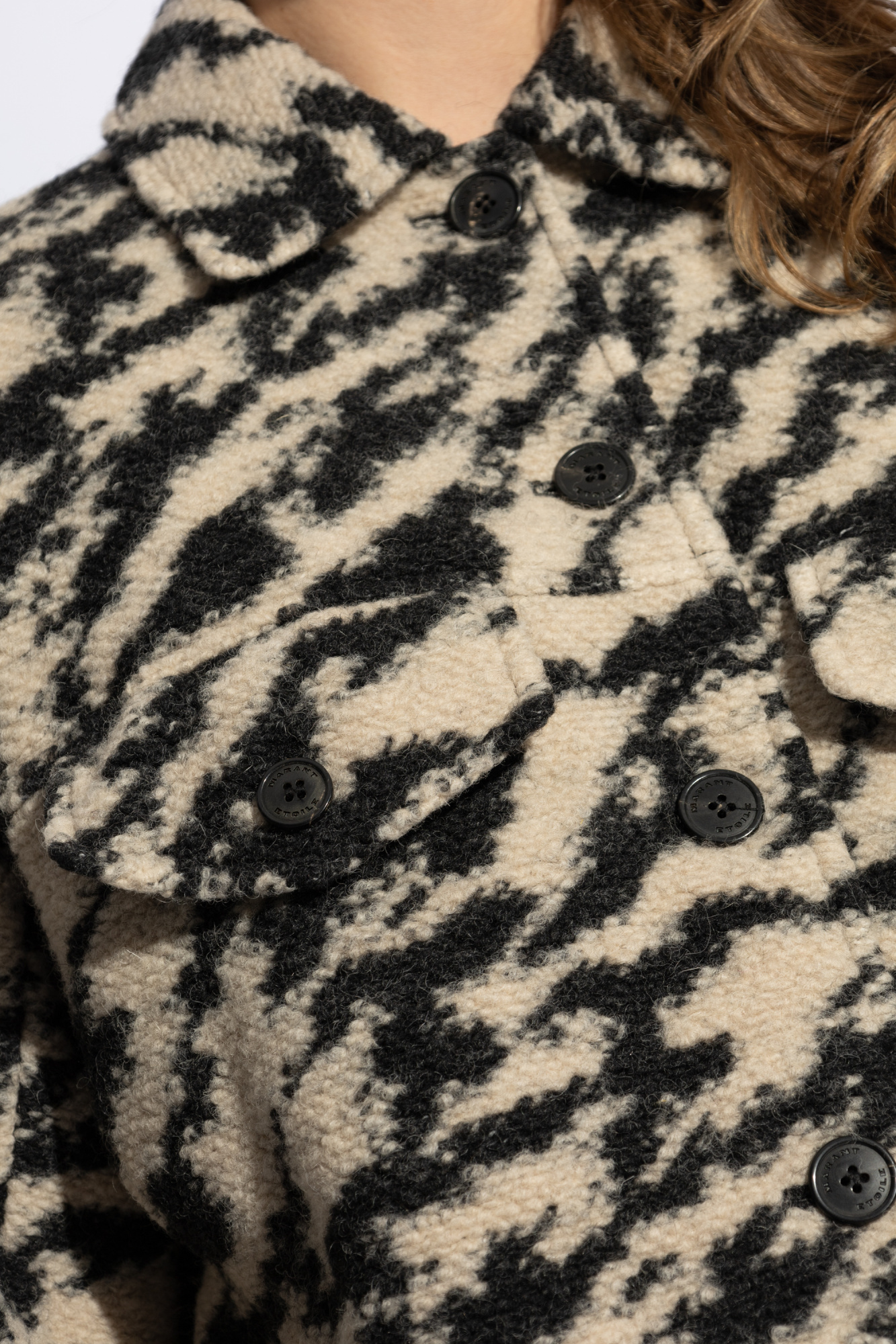 ISABEL MARANT ÉTOILE ZEBRA-PRINT JACKET