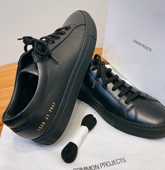 Common Projects 1528 Original Achilles Low Sneakers Shoes In Black