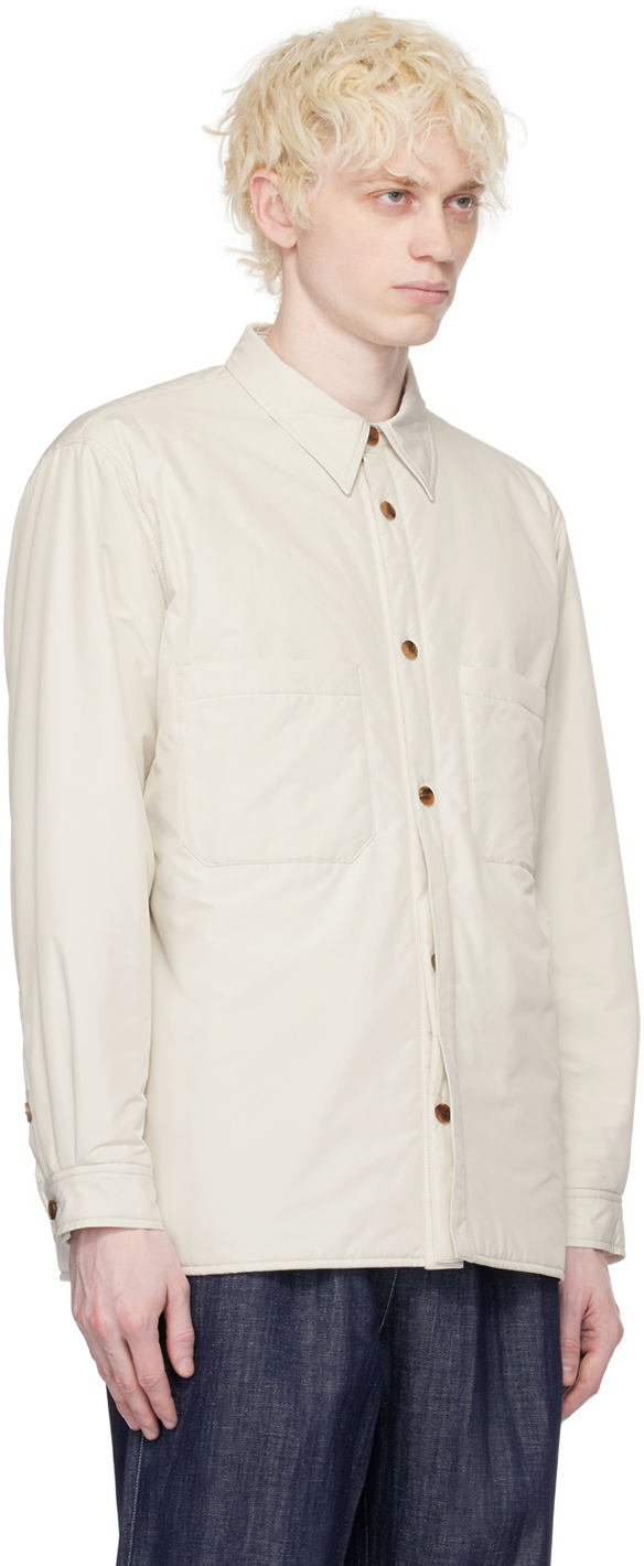 Le 17 Septembre Long-sleeved Casual Jacket In White