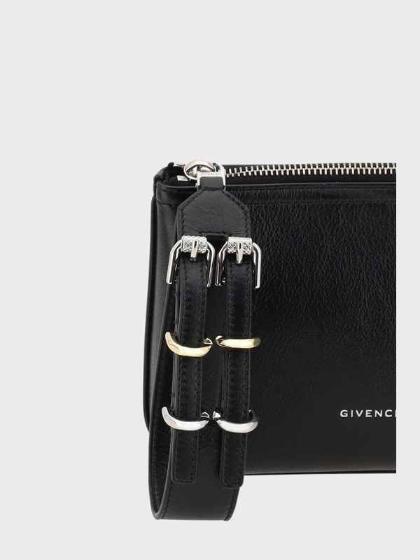 Givenchy Voyou Clutch Bag In Black