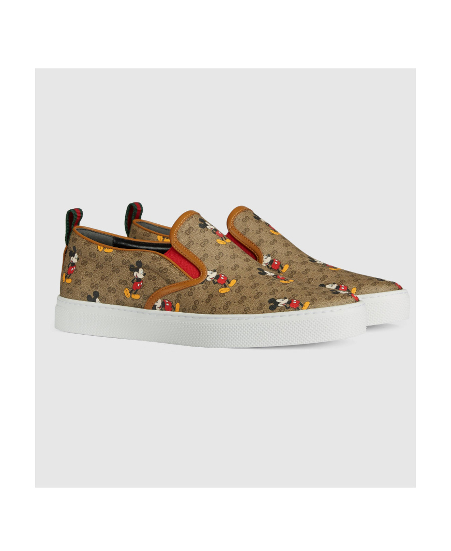 Gucci Printed Pattern Leisure Sports Shoes In Multicolor
