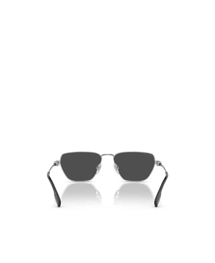Burberry Geometric Frame Sunglasses In Gray