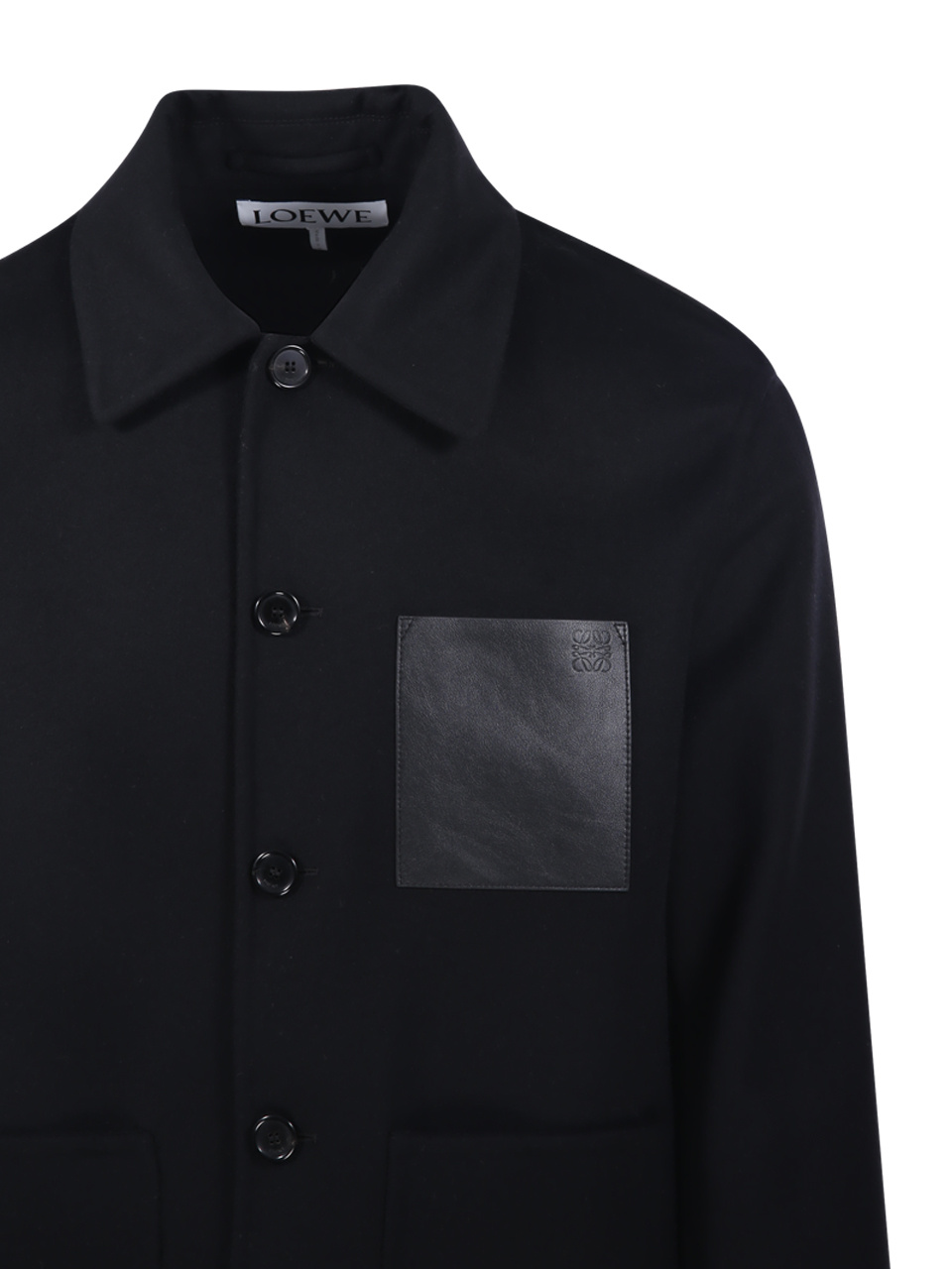 Loewe Anagram Workwear Jacket In Black