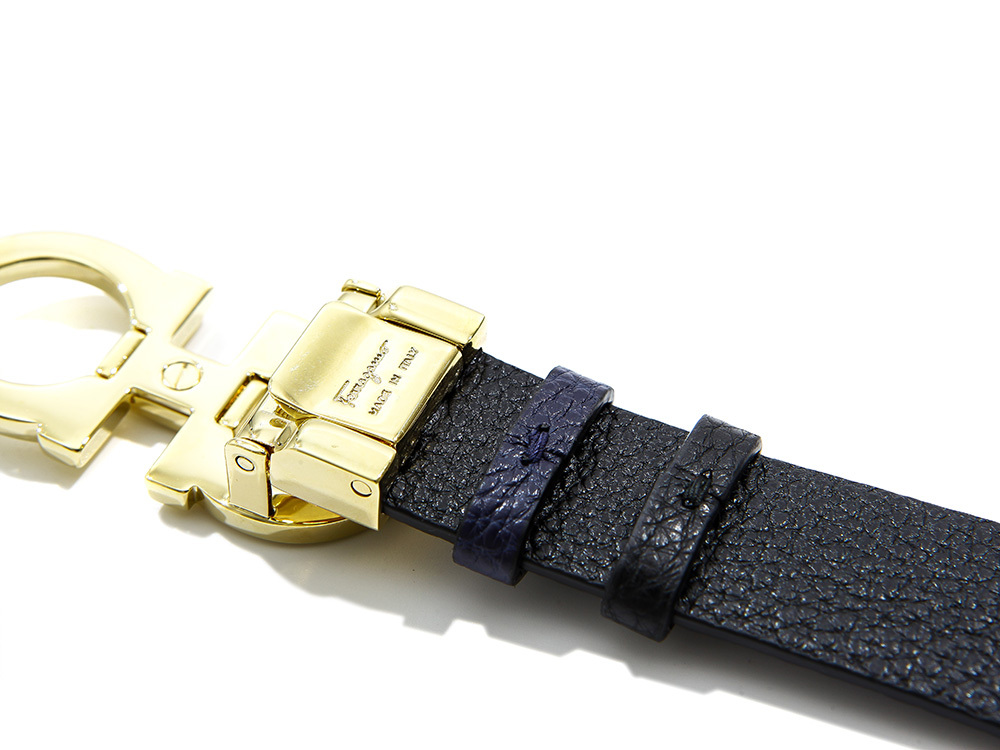 Shop Ferragamo Gancio Double-sided Belt In Nude