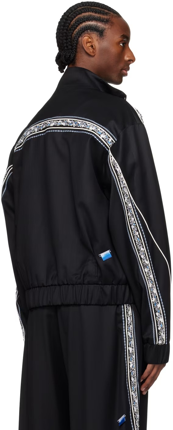Ader Error Lawn Zipper Casual Jacket In Black