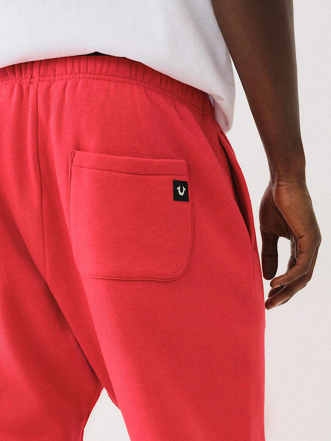 True Religion Relaxed Icon Sweatpants In Red