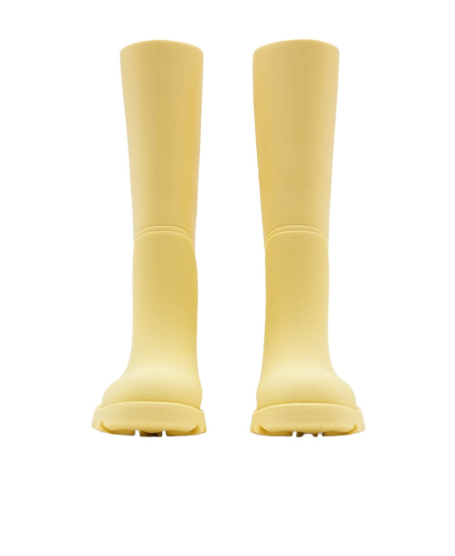Shop Burberry Marsh Rain High Boots In Nude
