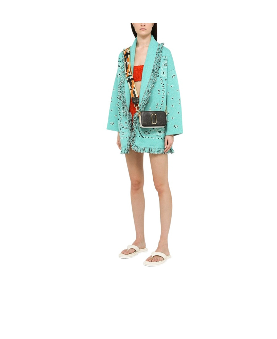Marc Jacobs Colorful Logo Zipper Shoulder Bag In Green