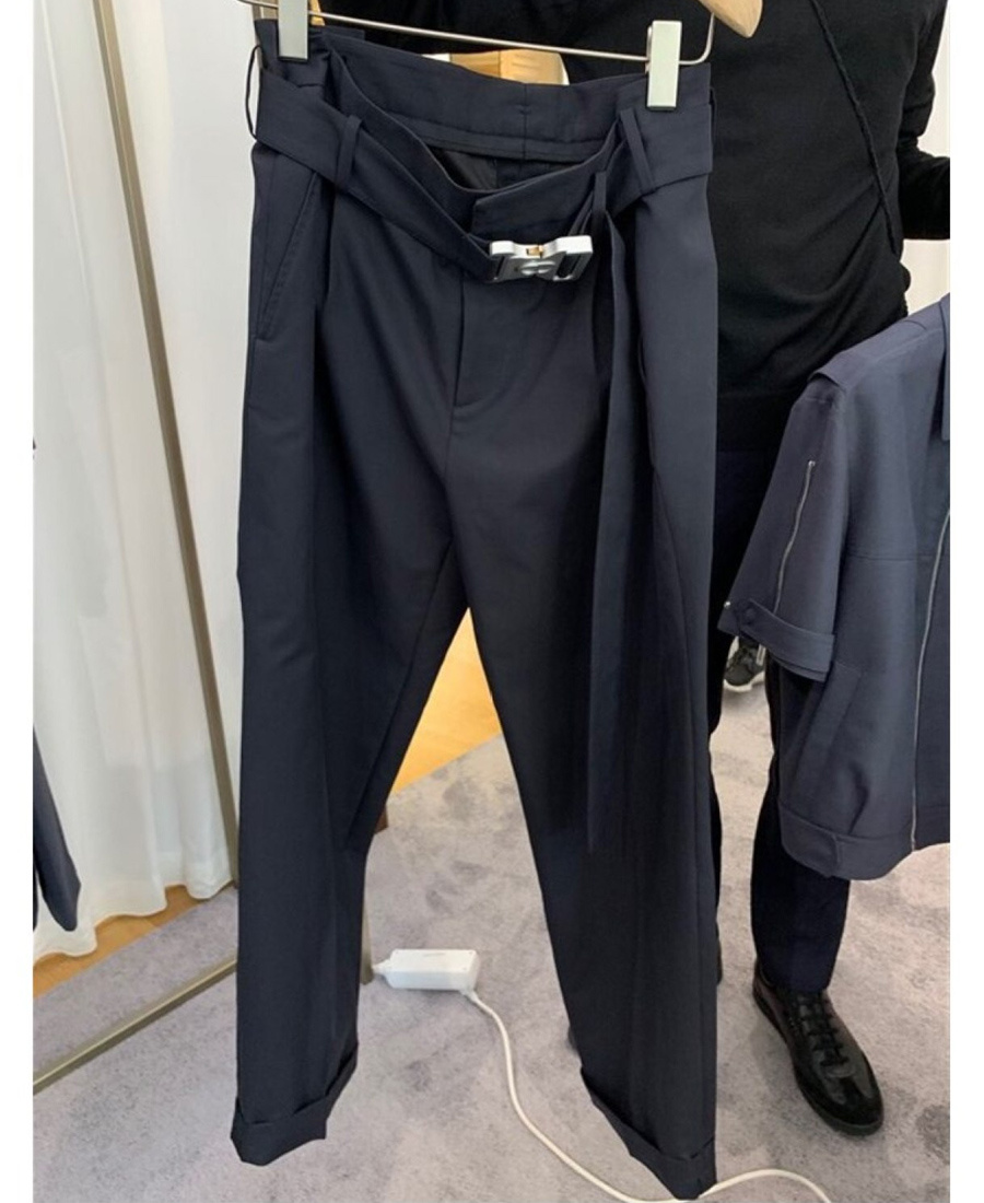 Dior Slim Straight Trousers In Black